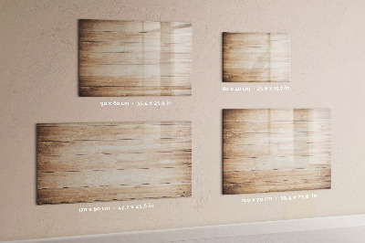 Pizarra magnética de pared con rotulador Un elegante tablero para notas y fotos.