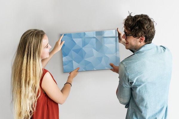 Pizarra magnética de pared con rotulador Un tablero colorido para notas y fotos.
