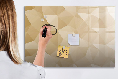 Pizarra borrable de cristal con imanes Tablero moderno para notas y fotos