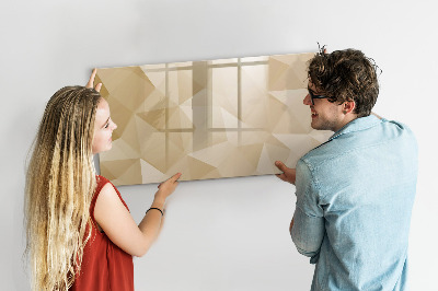 Pizarra borrable de cristal con imanes Tablero moderno para notas y fotos