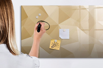 Pizarra borrable de cristal con imanes Tablero moderno para notas y fotos