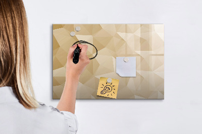 Pizarra borrable de cristal con imanes Tablero moderno para notas y fotos
