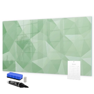 Pizarra magnética de pared con rotulador Un tablero colorido para fotos y notas.
