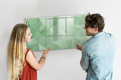 Pizarra magnética de pared con rotulador Un tablero colorido para fotos y notas.