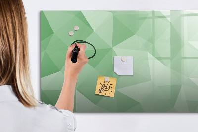 Pizarra magnética de pared con rotulador Un tablero colorido para fotos y notas.