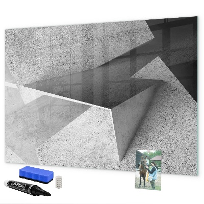 Pizarra magnética de pared con rotulador Un mapamundi con recuerdos personales