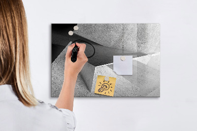 Pizarra magnética de pared con rotulador Tablero moderno para notas y fotos