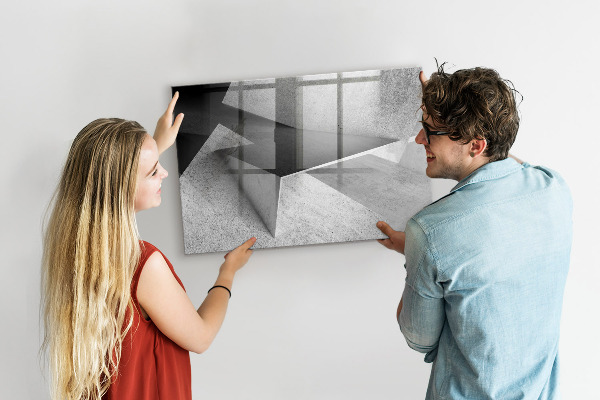 Pizarra magnética de pared con rotulador Tablero moderno para notas y fotos