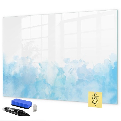 Pizarra borrable de cristal con imanes Tablero creativo para fotos y notas