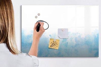 Pizarra borrable de cristal con imanes Tablero creativo para fotos y notas