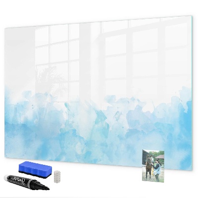 Pizarra borrable de cristal con imanes Tablero creativo para fotos y notas