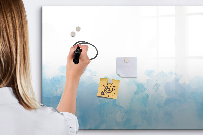 Pizarra borrable de cristal con imanes Tablero creativo para fotos y notas