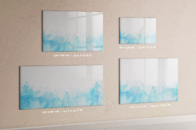 Pizarra borrable de cristal con imanes Tablero creativo para fotos y notas