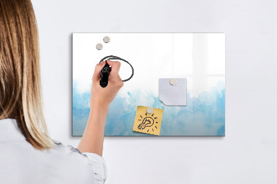 Pizarra borrable de cristal con imanes Tablero creativo para fotos y notas