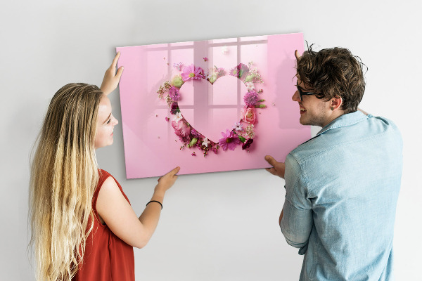 Pizarra magnética de pared con rotulador Tablero creativo para fotos y notas