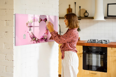 Pizarra magnética de pared con rotulador Tablero creativo para fotos y notas