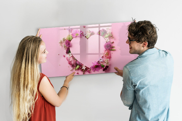 Pizarra magnética de pared con rotulador Tablero creativo para fotos y notas
