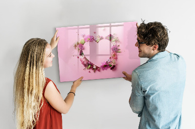Pizarra magnética de pared con rotulador Tablero creativo para fotos y notas