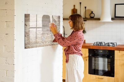 Pizarra magnética de pared con rotulador Un elegante tablero para notas y fotos.