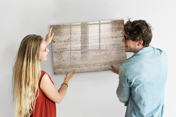 Pizarra magnética de pared con rotulador Un elegante tablero para notas y fotos.