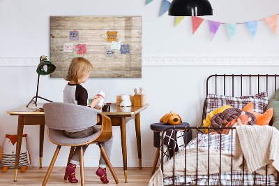 Pizarra magnética de pared con rotulador Un elegante tablero para notas y fotos.