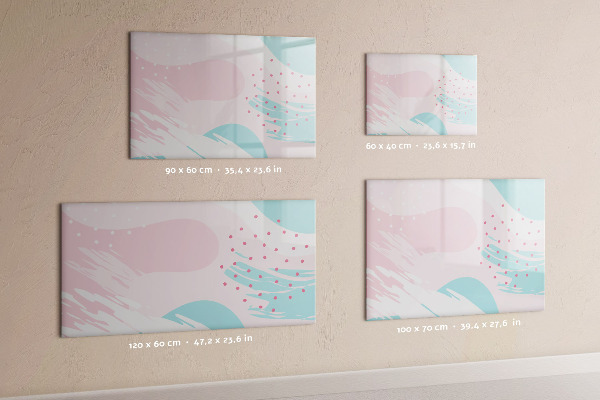 Pizarra magnética de pared con rotulador Tablero creativo para fotos y notas