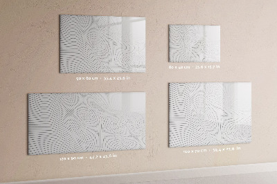 Pizarra magnética de pared con rotulador Tablero moderno para fotos y notas.