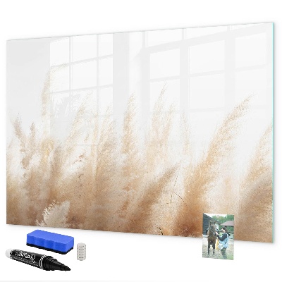 Pizarra magnética de pared con rotulador Tablero moderno para fotos y notas.