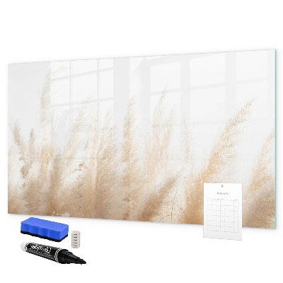 Pizarra magnética de pared con rotulador Tablero moderno para fotos y notas.