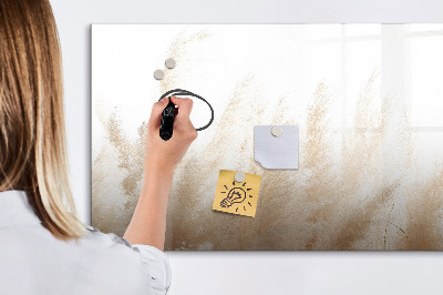 Pizarra magnética de pared con rotulador Tablero moderno para fotos y notas.