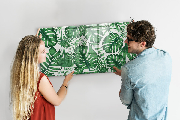 Pizarra magnética de pared con rotulador Tablero verde para fotos y notas.