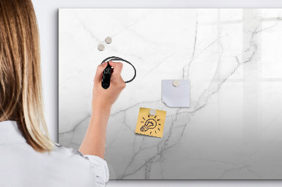 Pizarra magnética de pared con rotulador Tablero moderno para notas y fotos
