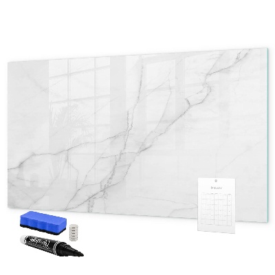 Pizarra magnética de pared con rotulador Tablero moderno para notas y fotos