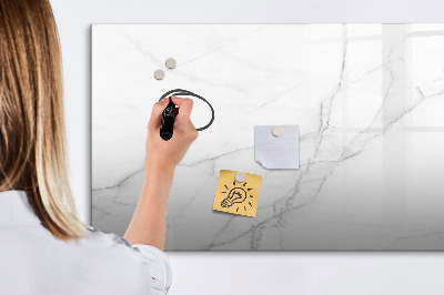 Pizarra magnética de pared con rotulador Tablero moderno para notas y fotos