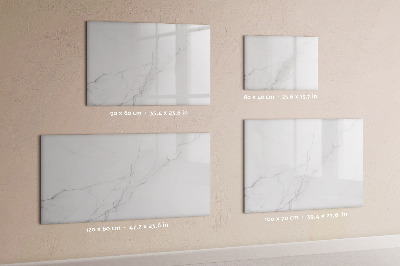Pizarra magnética de pared con rotulador Tablero moderno para notas y fotos