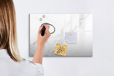 Pizarra magnética de pared con rotulador Tablero moderno para notas y fotos
