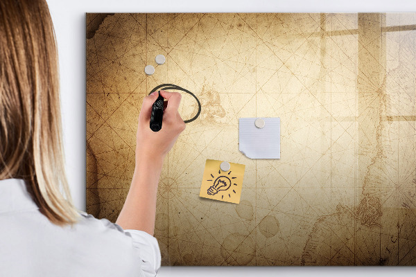 Pizarra magnética de pared con rotulador Tablero de notas con fotos y accesorios