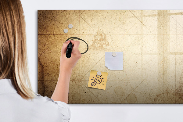 Pizarra magnética de pared con rotulador Tablero de notas con fotos y accesorios