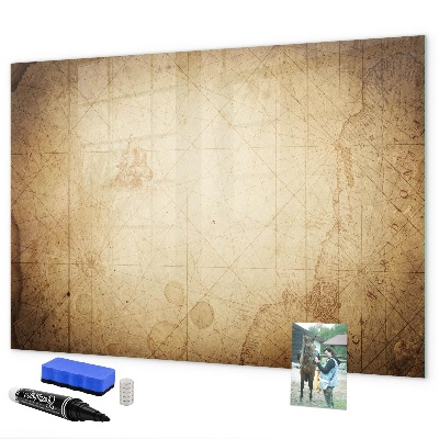 Pizarra magnética de pared con rotulador Tablero de notas con fotos y accesorios