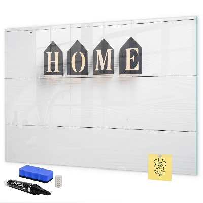 Pizarra borrable de cristal con imanes Elegante tablero de fotos para tu hogar