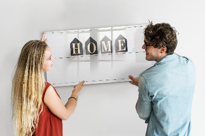 Pizarra borrable de cristal con imanes Elegante tablero de fotos para tu hogar