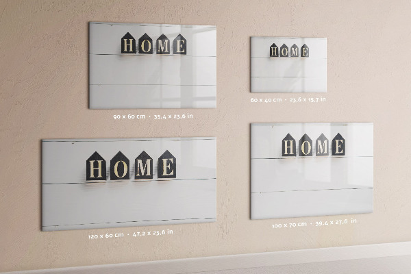 Pizarra borrable de cristal con imanes Elegante tablero de fotos para tu hogar