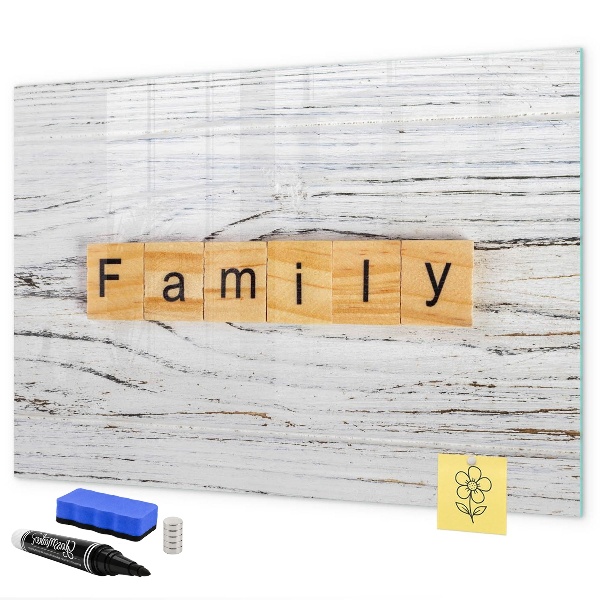 Pizarra magnética de pared con rotulador Tablero para fotos y notas