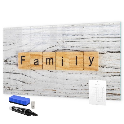 Pizarra magnética de pared con rotulador Tablero para fotos y notas