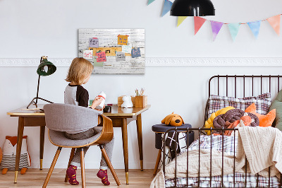 Pizarra magnética de pared con rotulador Tablero para fotos y notas
