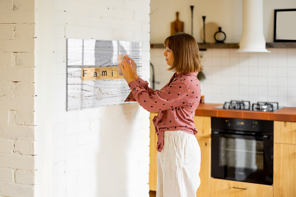 Pizarra magnética de pared con rotulador Tablero para fotos y notas