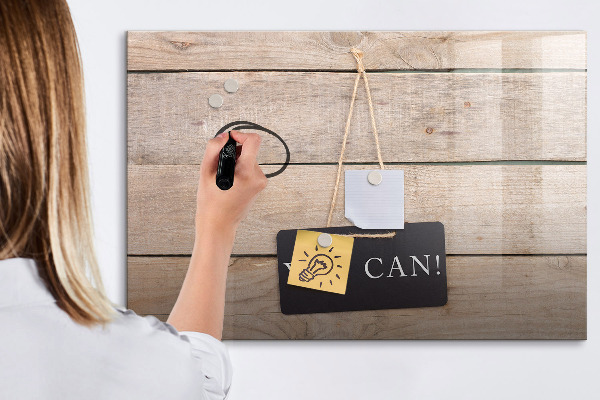 Pizarra magnética de pared con rotulador Tablero creativo para fotos y notas