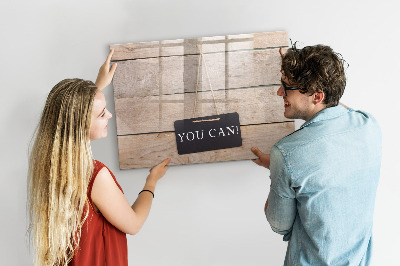 Pizarra magnética de pared con rotulador Tablero creativo para fotos y notas