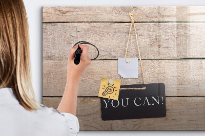 Pizarra magnética de pared con rotulador Tablero creativo para fotos y notas