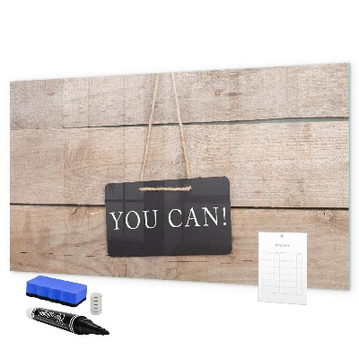 Pizarra magnética de pared con rotulador Tablero creativo para fotos y notas
